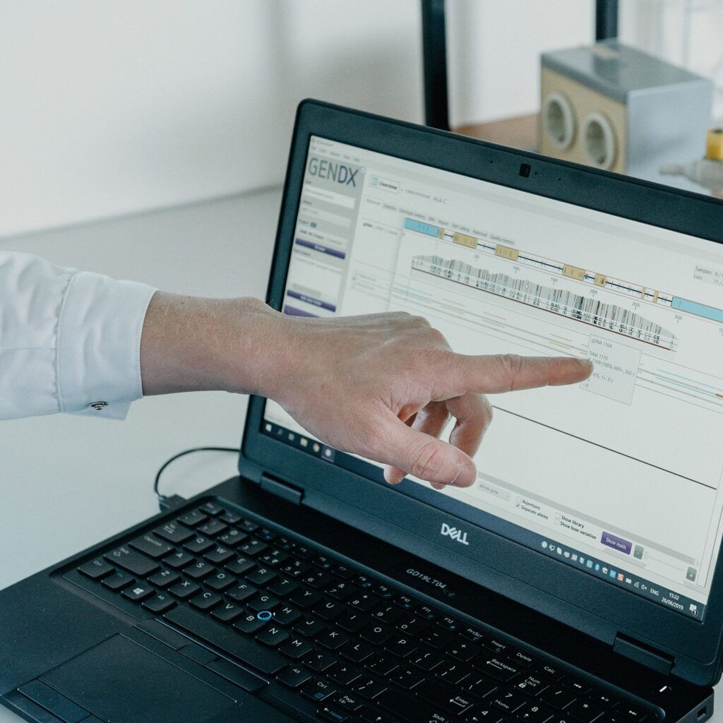 After sequencing, our designated software, NGSengine-Turbo, provides data analysis within minutes. Analysis is based on renowned NGSengine, with algorithms fully optimized towards ONT data. Reporting is straightforward and provides exactly what you need to communicate your typing results. Available as RUO.
