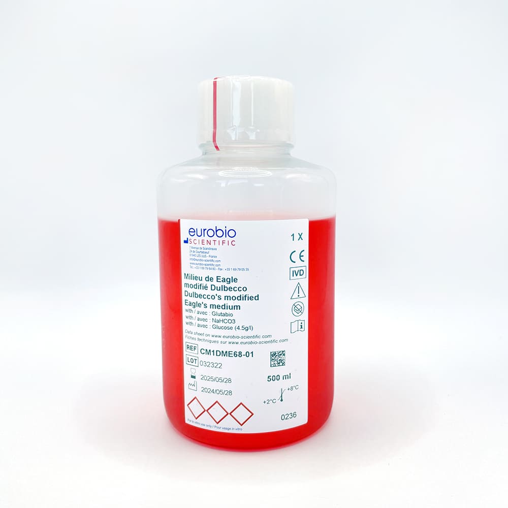 Dulbecco's MEM with 4.5 g/L Glucose and GlutaBio, 1X – Image 2