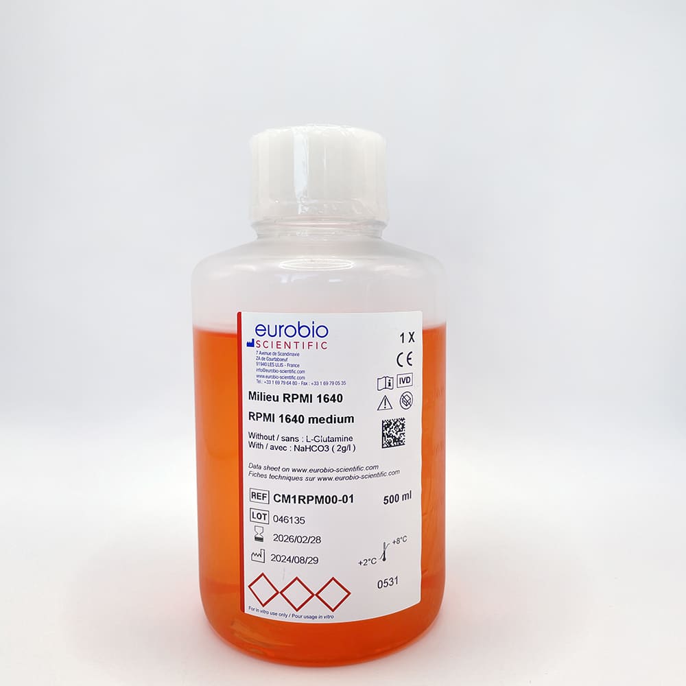 RPMI 1640 Medium without L-glutamine, 1X - Imagen 2
