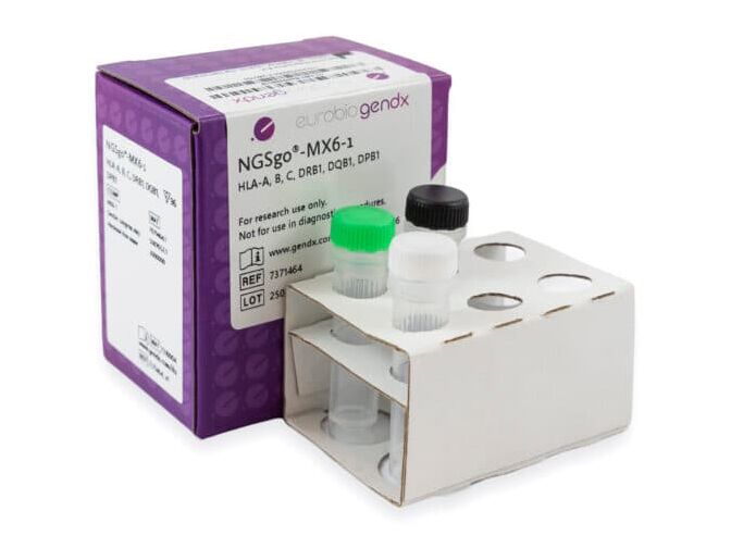 NGSgo MX6-1 kit for 6-loci HLA typing in a single tube, compatible with Illumina and PacBio sequencing platforms