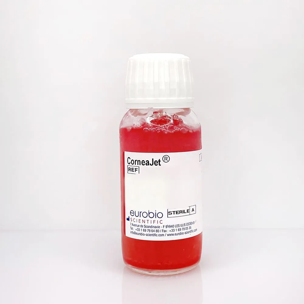 CorneaJet® : Cornea deturgescence and transport medium