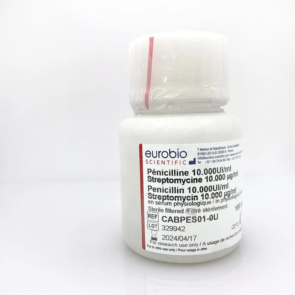 Penicillin 10,000 IU/ml - Streptomycin 10,000 µg/ml, Liquid – Image 4