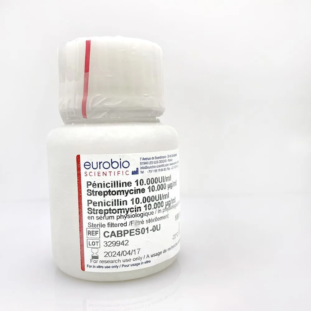 Penicillin 10,000 IU/ml - Streptomycin 10,000 µg/ml, Liquid – Image 2
