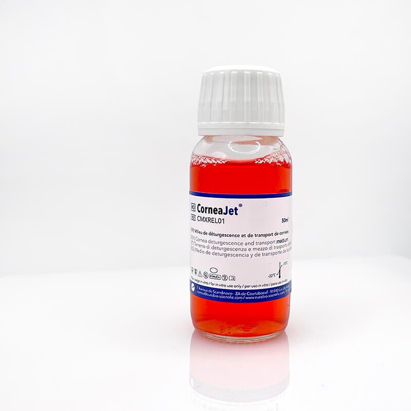 CorneaJet® : Cornea deturgescence and transport medium
